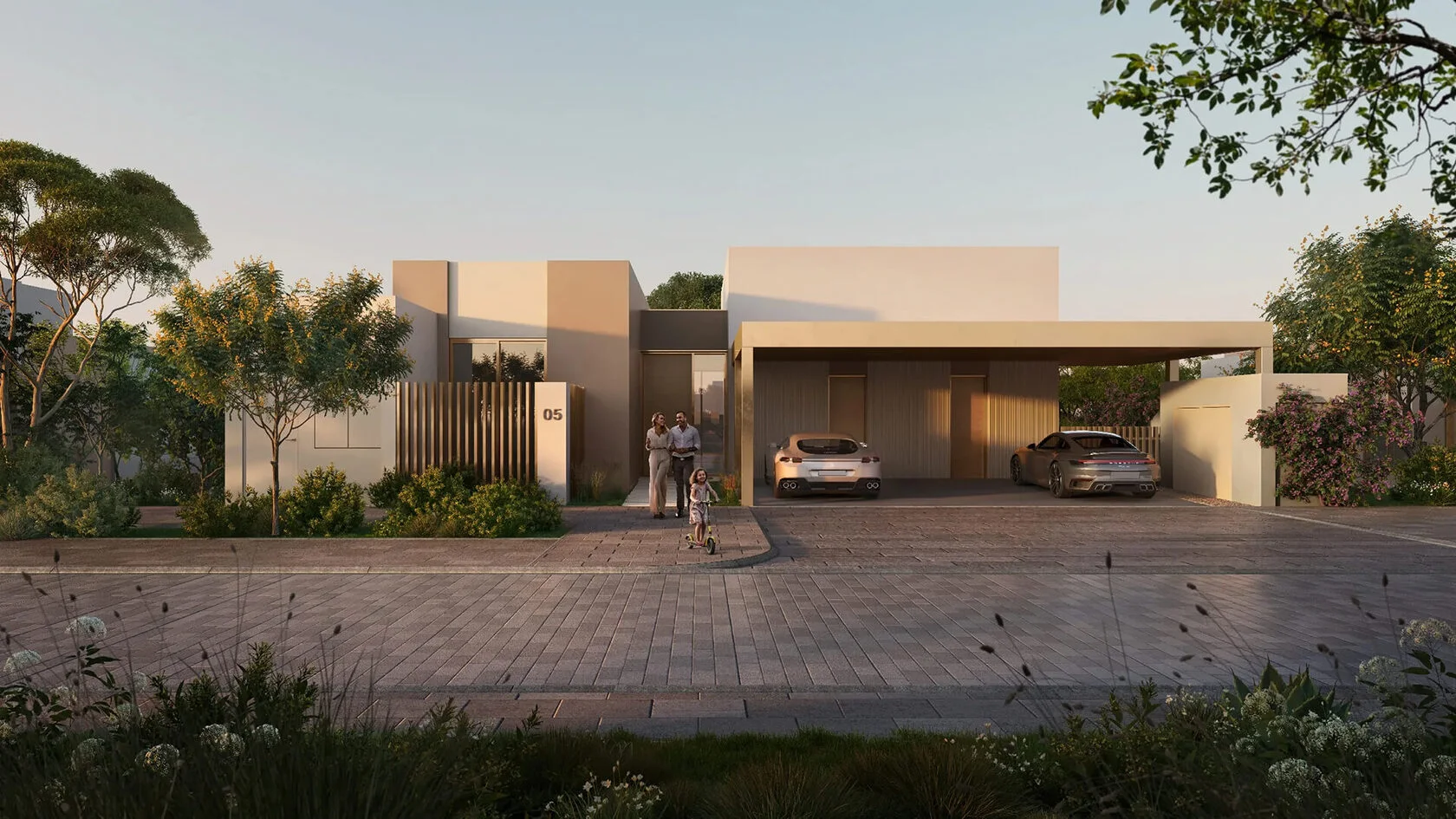 bayn by ora core villa garages