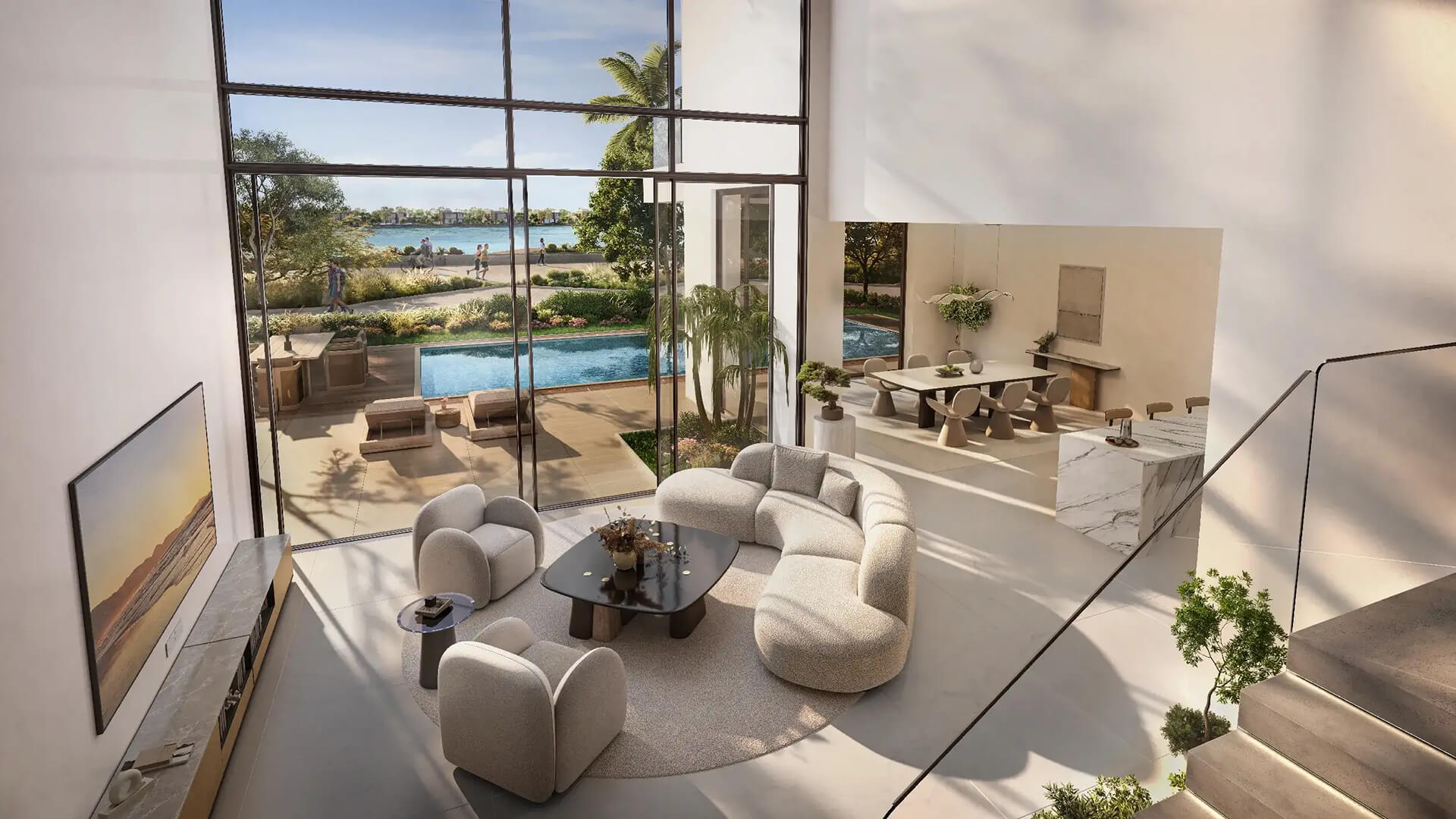 bayn by ora gemini villa living space